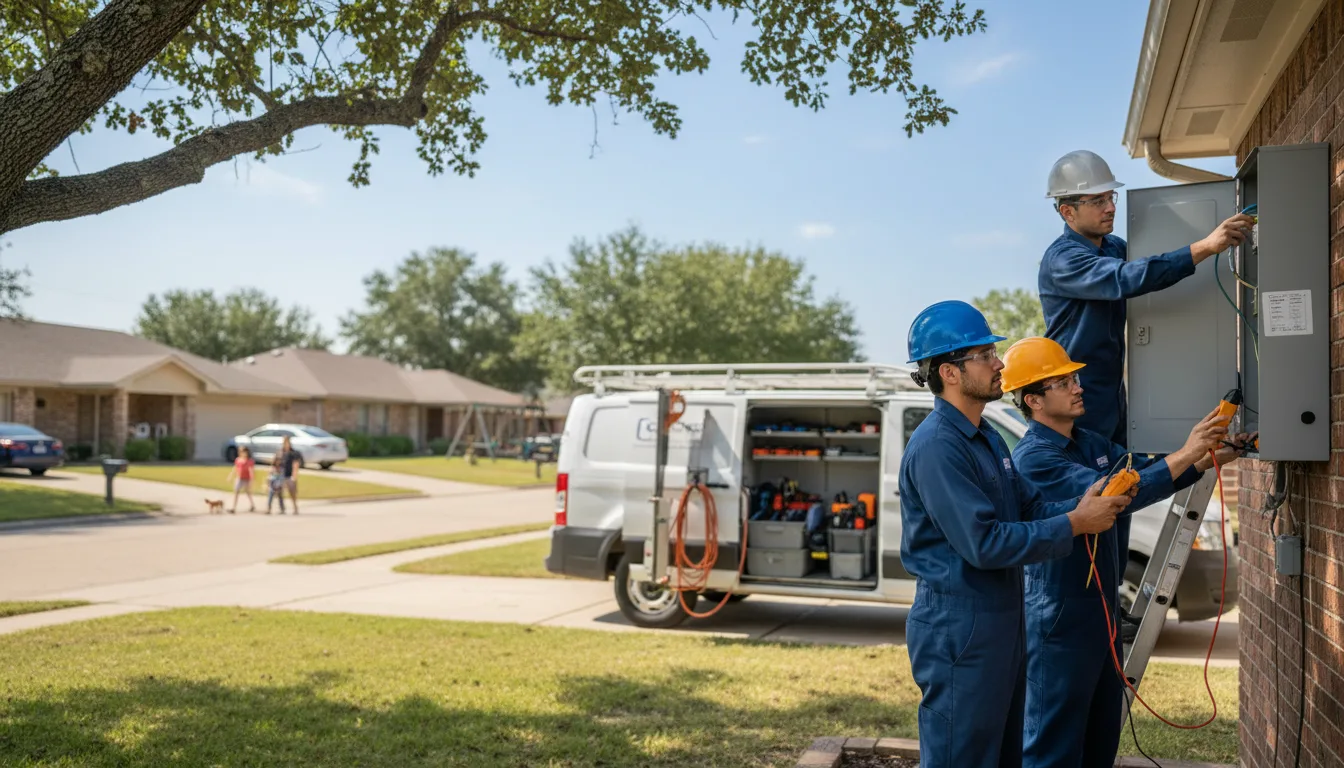 Certified electrician providing emergency electrical services in Newkirk, OK